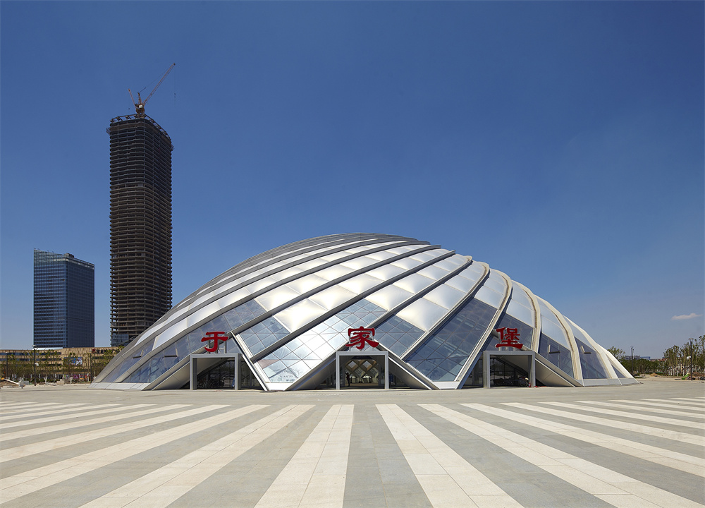 天津于家堡火车站